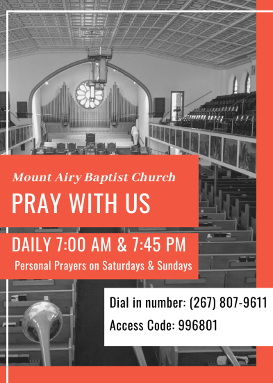 AM & PM Prayer flyer
